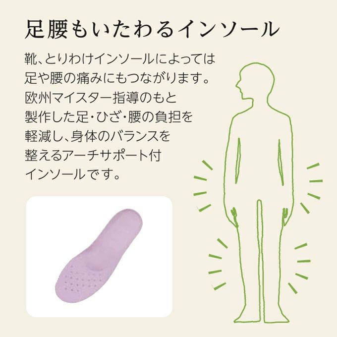 インソール マイスターリニエ【ラベンダー】右足のみ | あゆみシューズ